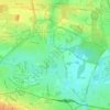 Mapa topográfico North Gosforth, altitude, relevo