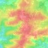 Mapa topográfico Saint-Trojan, altitude, relevo