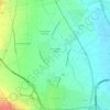 Mapa topográfico Alcàsser, altitude, relevo