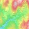 Mapa topográfico Le Petit Barot, altitude, relevo