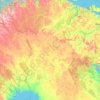 Mapa topográfico Lappi, altitude, relevo