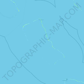 Mapa topográfico Fakarava, altitude, relevo