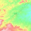 Mapa topográfico São Bento do Una, altitude, relevo