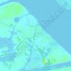 Mapa topográfico Delaware City, altitude, relevo