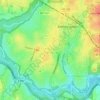Mapa topográfico Chevy Chase View, altitude, relevo