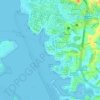 Mapa topográfico Darboussier, altitude, relevo