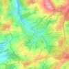 Mapa topográfico Wiesbach, altitude, relevo