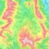 Mapa topográfico 05250, altitude, relevo