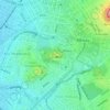 Mapa topográfico Ακρόπολη, altitude, relevo