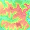 Mapa topográfico Orbigny-au-Mont, altitude, relevo