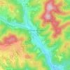 Mapa topográfico La Petite-Verrière, altitude, relevo