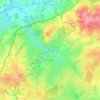 Mapa topográfico Soumans, altitude, relevo