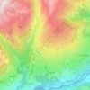 Mapa topográfico Valezan, altitude, relevo