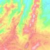 Mapa topográfico Equador, altitude, relevo
