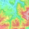 Mapa topográfico Raon-aux-Bois, altitude, relevo