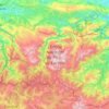 Mapa topográfico Parque Nacional dos Picos da Europa, altitude, relevo