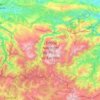 Mapa topográfico Picos de Europa National Park, altitude, relevo