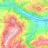 Mapa topográfico Werthenstein, altitude, relevo