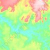 Mapa topográfico Paquetá, altitude, relevo
