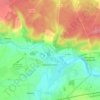Mapa topográfico Fontaine-Simon, altitude, relevo