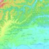 Mapa topográfico East Kurrajong, altitude, relevo