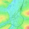 Mapa topográfico Zentrum, altitude, relevo