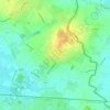 Mapa topográfico Willems, altitude, relevo