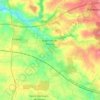Mapa topográfico Argentré-du-Plessis, altitude, relevo
