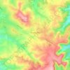 Mapa topográfico Menetou-Râtel, altitude, relevo