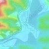 Mapa topográfico Amaro Lanari, altitude, relevo
