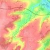 Mapa topográfico Saint-Fuscien, altitude, relevo