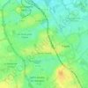 Mapa topográfico Sainte-Savine, altitude, relevo