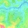 Mapa topográfico Barro Preto, altitude, relevo