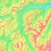 Mapa topográfico Simme, altitude, relevo