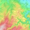 Mapa topográfico 52393, altitude, relevo