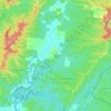 Mapa topográfico Brooman, altitude, relevo