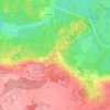 Mapa topográfico Оржицкое сельское поселение, altitude, relevo