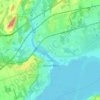 Mapa topográfico Trenton, altitude, relevo