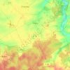 Mapa topográfico Ségry, altitude, relevo
