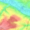 Mapa topográfico Ailly-sur-Somme, altitude, relevo
