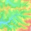 Mapa topográfico Molinot, altitude, relevo