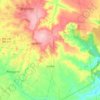 Mapa topográfico Jundiá, altitude, relevo