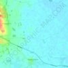Mapa topográfico Orby, altitude, relevo