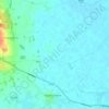 Mapa topográfico Orby, altitude, relevo