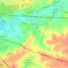 Mapa topográfico Wolston CP, altitude, relevo