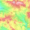 Mapa topográfico Benabarre / Benavarri, altitude, relevo