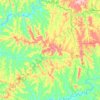 Mapa topográfico Lapa, altitude, relevo