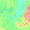 Mapa topográfico Icó, altitude, relevo