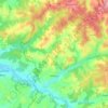 Mapa topográfico Varaignes, altitude, relevo