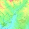Mapa topográfico Lapenche, altitude, relevo